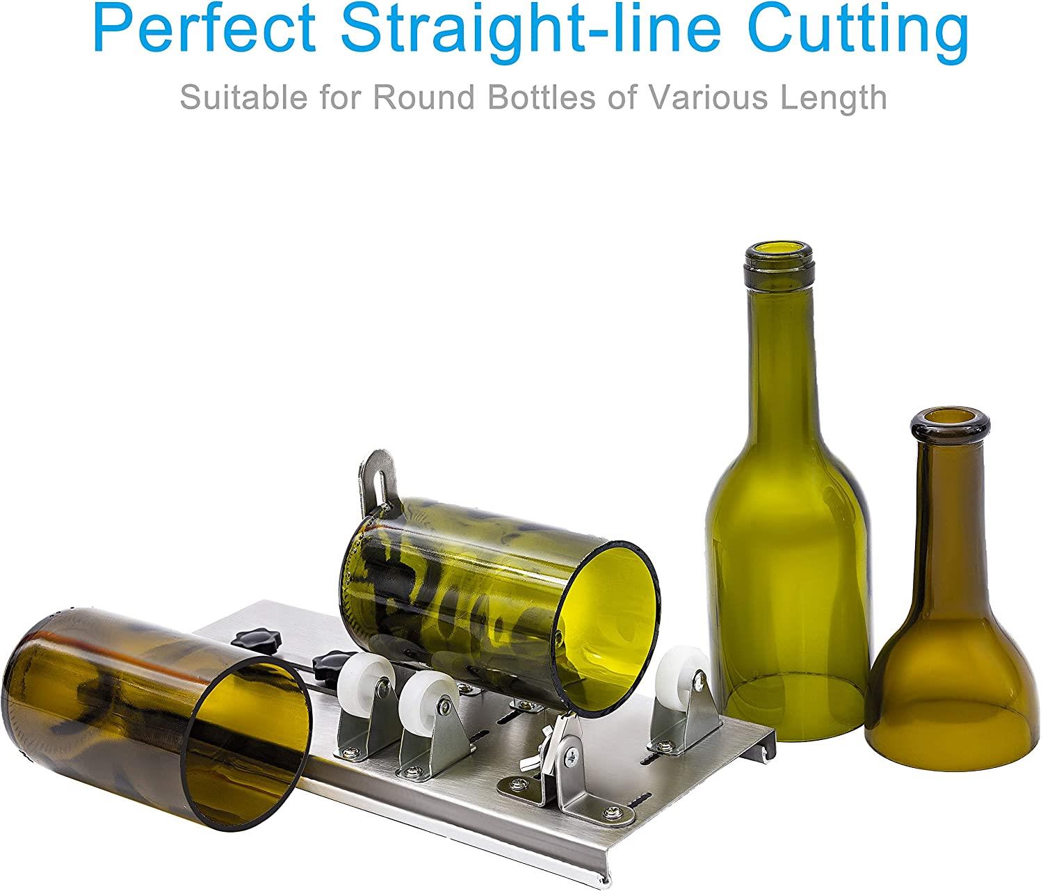 Glass Bottle Cutter, Upgraded Bottle Cutting Tool Kit, DIY Machine for